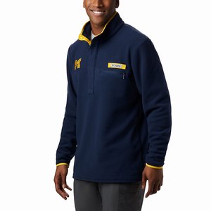 Columbia Collegiate PFG Harborside™ Skinna Jacka - Michigan Herr Blå (KNFVR3908)